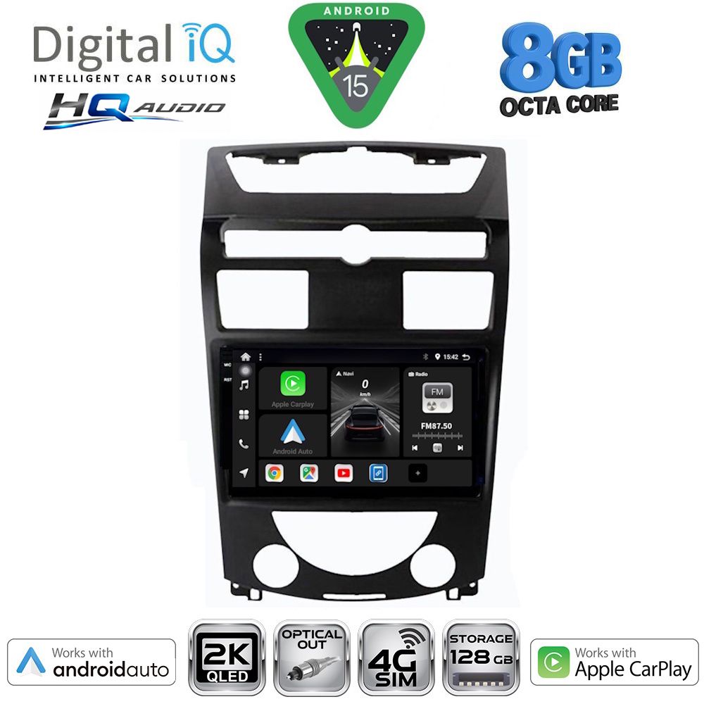 Βλησαρούλης Car Center - DIGITAL IQ BXK 20657_CPAA (10inc) MULTIMEDIA TABLET for SSANGYONG REXTON mod. 2006-2015