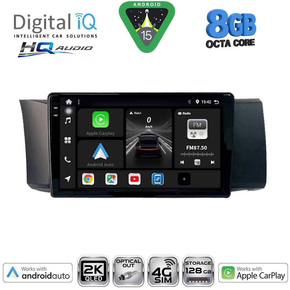 Βλησαρούλης Car Center - DIGITAL IQ BXK 20669_CPAA (9inc) MULTIMEDIA TABLET for TOYOTA GT86 - SUBARU BRZ mod. 2012-2026