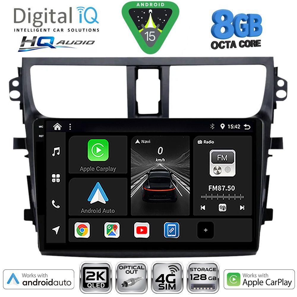Βλησαρούλης Car Center - DIGITAL IQ BXK 20674_CPAA (9inc) MULTIMEDIA TABLET for SUZUKI CELERIO mod. 2015-2021