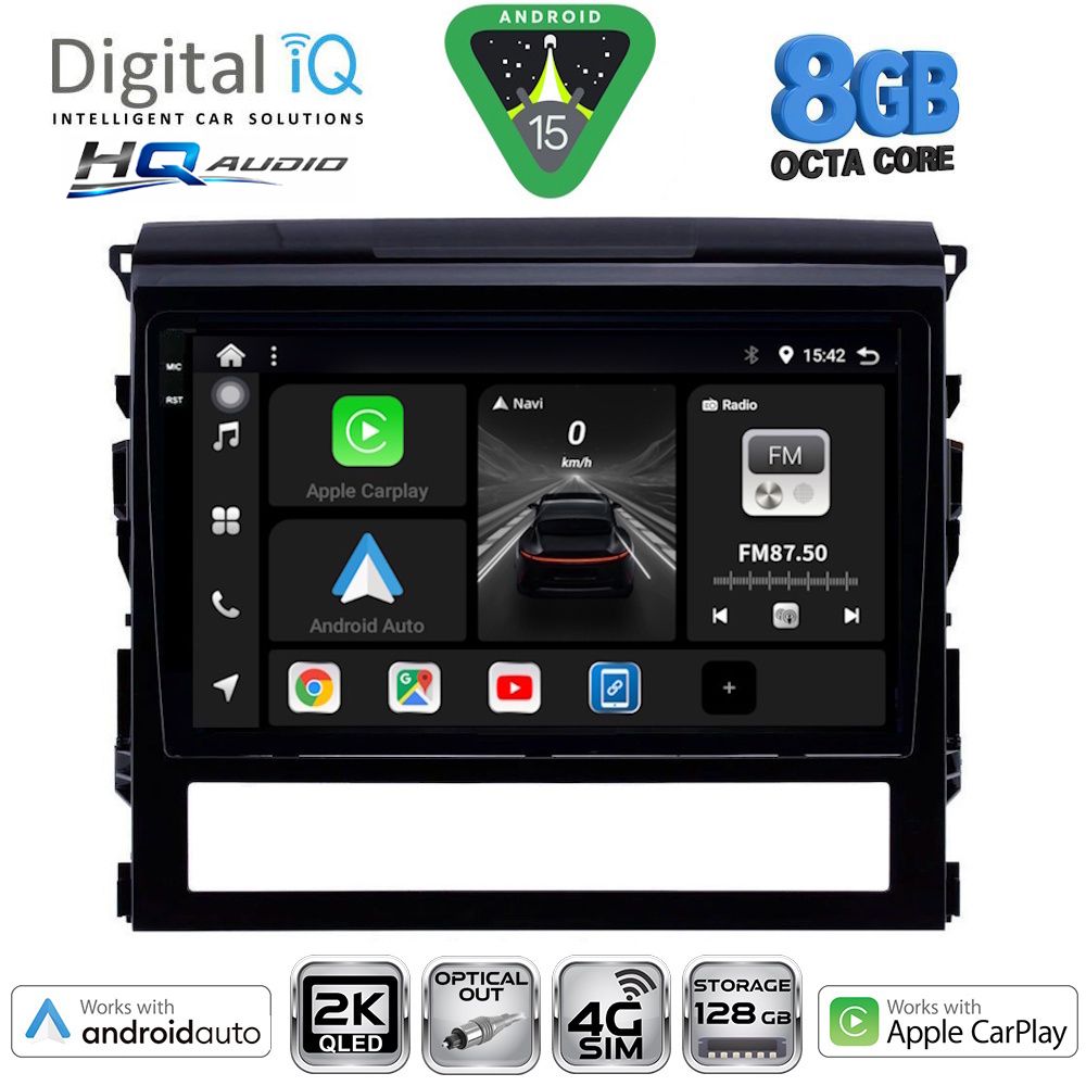 Βλησαρούλης Car Center - DIGITAL IQ BXK 20725_CPAA (9inc) MULTIMEDIA TABLET for TOYOTA LANDCRUISER mod. 2016-2019