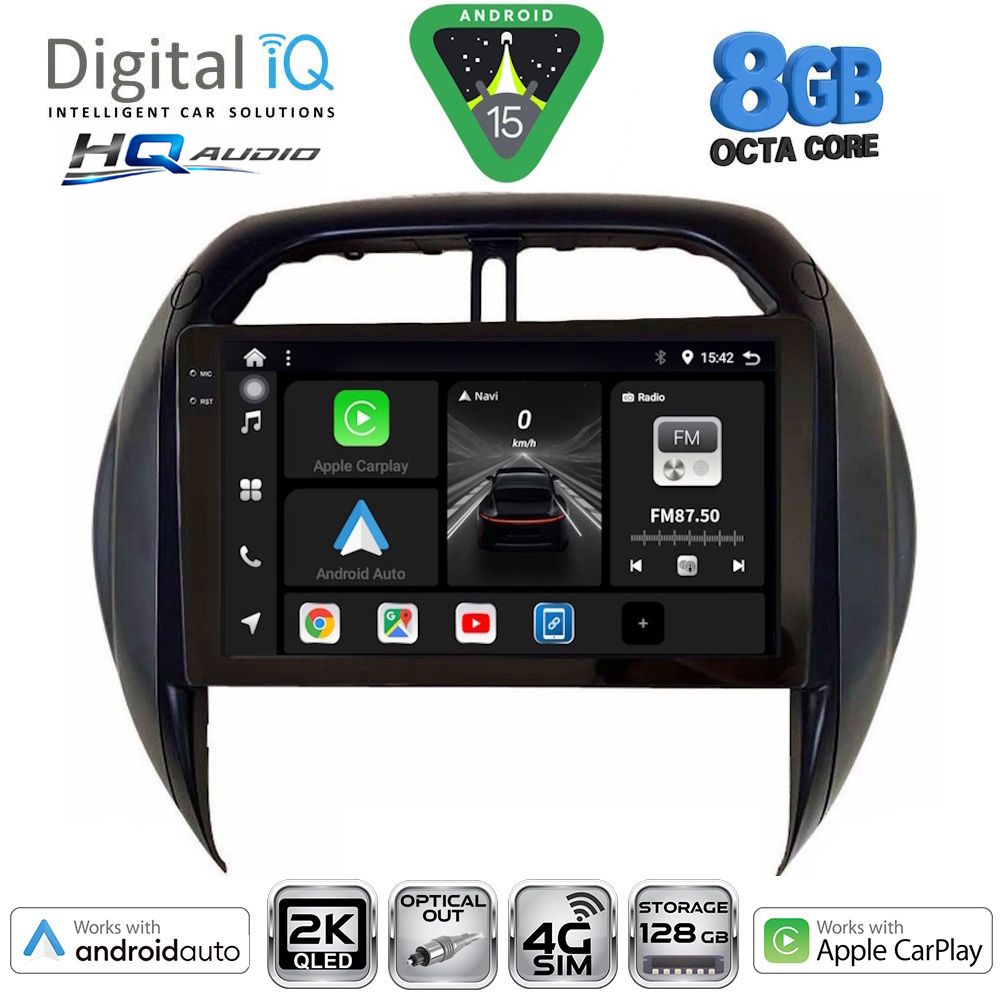 Βλησαρούλης Car Center - DIGITAL IQ BXK 20730_CPAA CLIMA (9inc) MULTIMEDIA TABLET for TOYOTA RAV 4 mod. 2000-2006