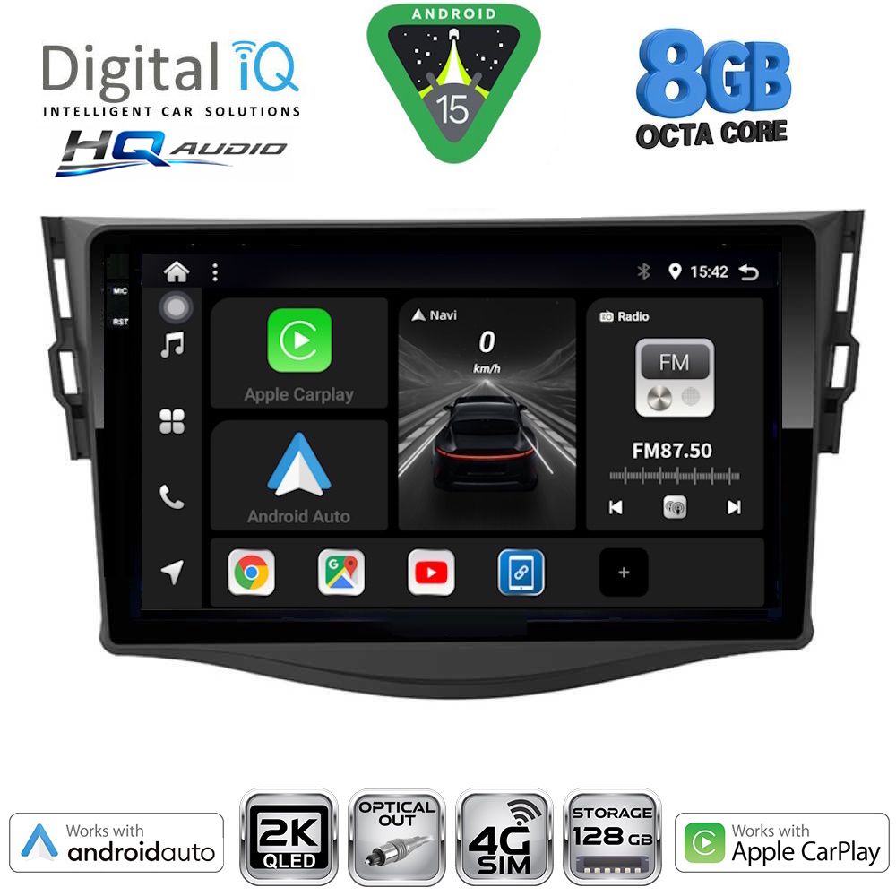 Βλησαρούλης Car Center - DIGITAL IQ BXK 20731_CPAA (9inc) MULTIMEDIA TABLET for TOYOTA RAV 4 mod. 2006-2012