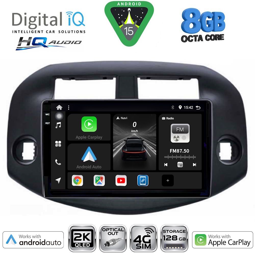 Βλησαρούλης Car Center - DIGITAL IQ BXK 20732_CPAA (10inc) MULTIMEDIA TABLET for TOYOTA RAV 4 mod. 2006-2012