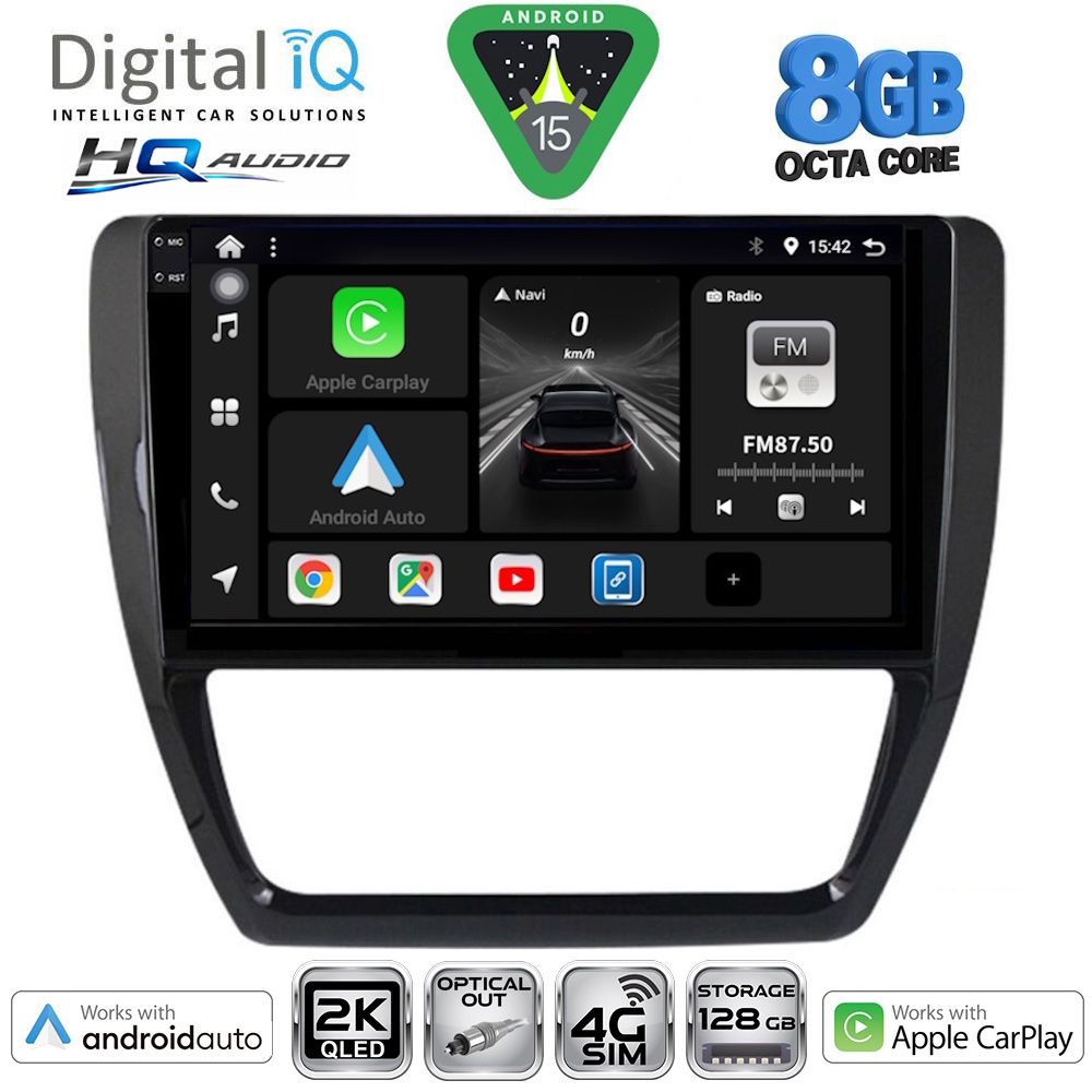 Βλησαρούλης Car Center - DIGITAL IQ BXK 20741_CPAA (10inc) MULTIMEDIA TABLET for VW JETTA mod. 2010-2016