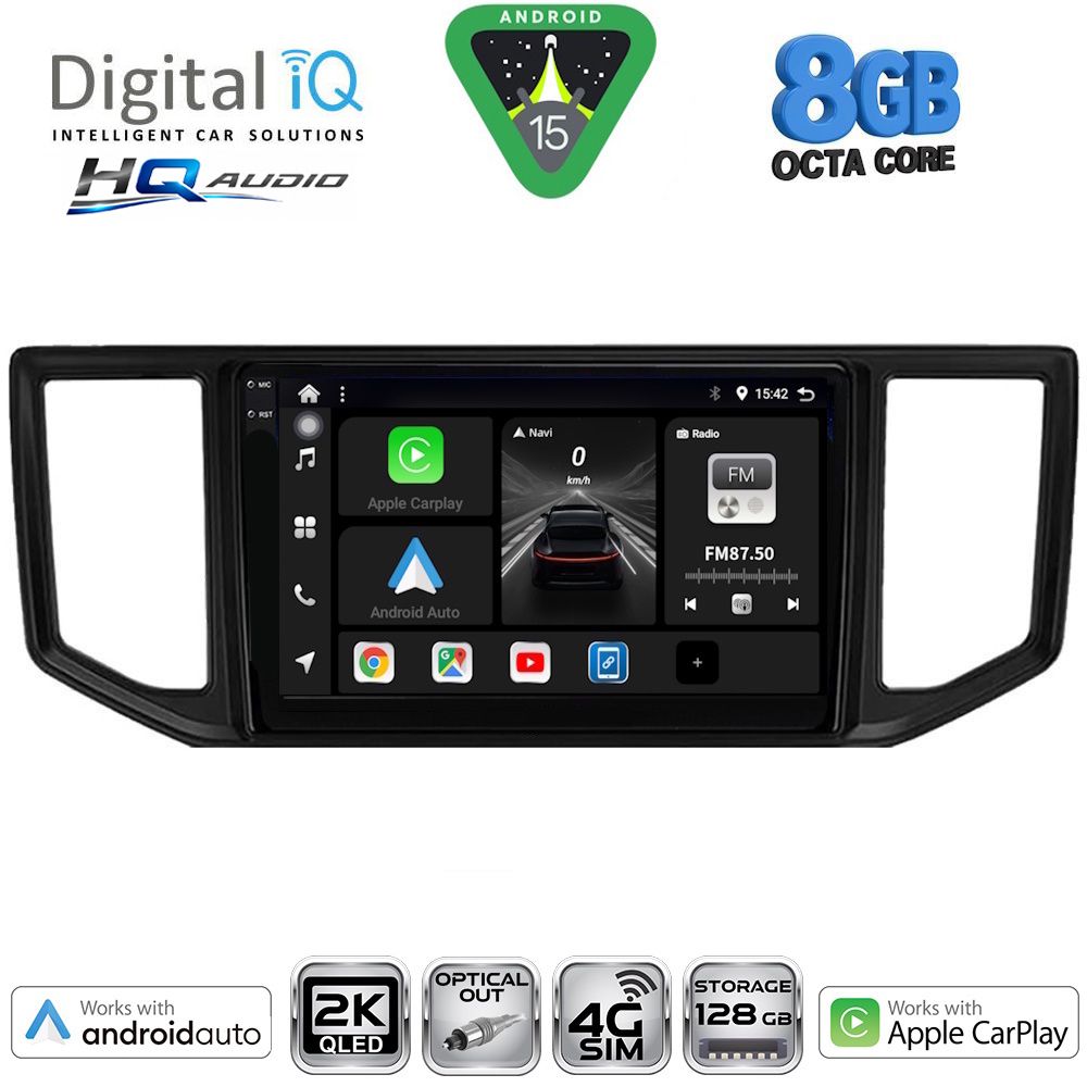 Βλησαρούλης Car Center - DIGITAL IQ BXK 20753_CPAA (10inc) MULTIMEDIA TABLET for VW CRAFTER mod. 2017-2026