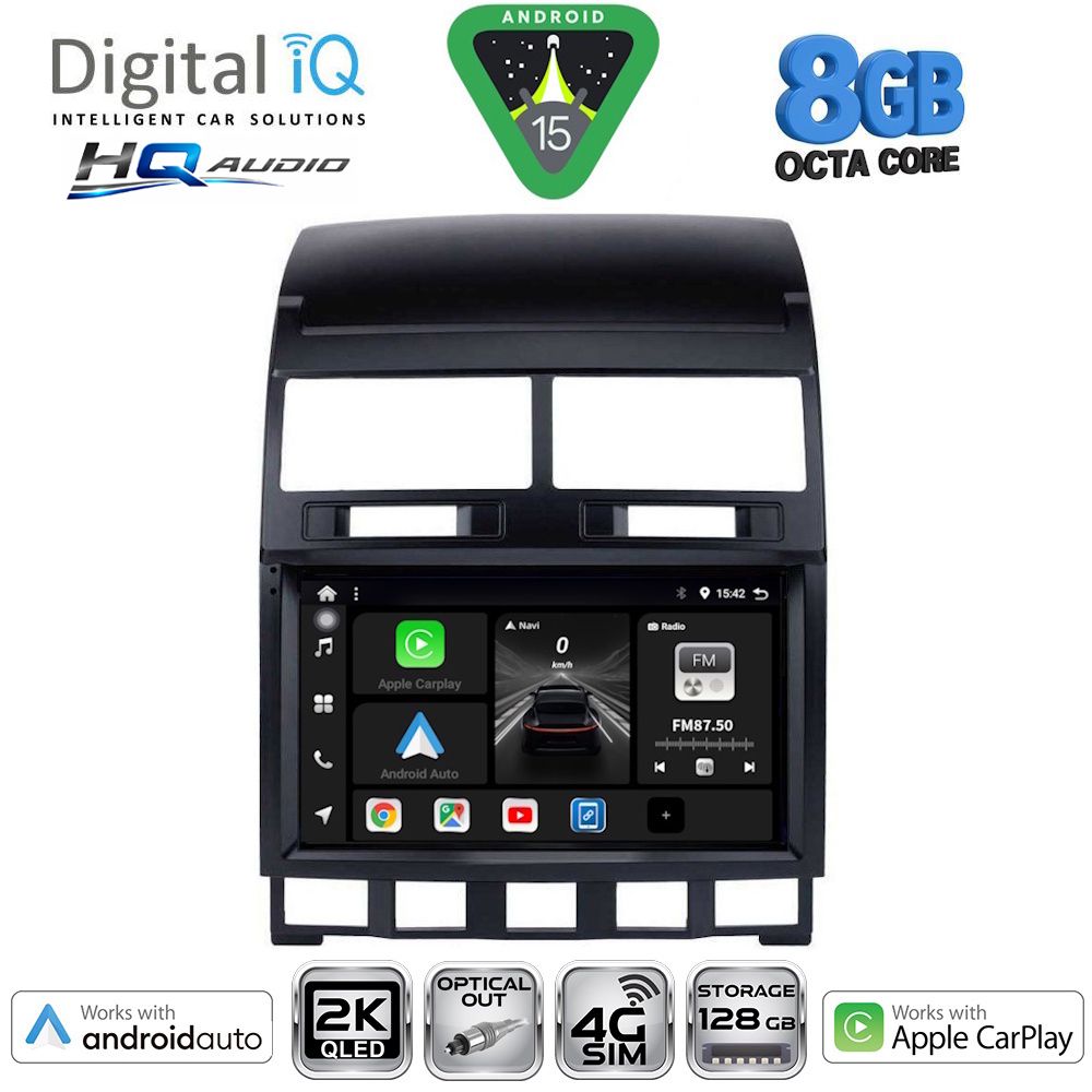 Βλησαρούλης Car Center - DIGITAL IQ BXK 20765_CPAA (9inc) MULTIMEDIA TABLET for VW TOUAREG mod. 2003-2011