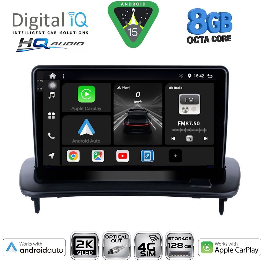 Βλησαρούλης Car Center - DIGITAL IQ BXK 20783_CPAA (9inc) MULTIMEDIA TABLET for VOLVO C30 - S40 mod. 2004-2013