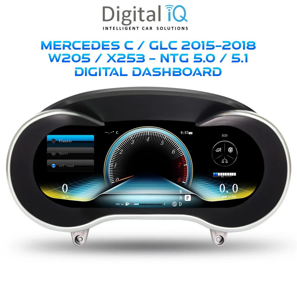 Βλησαρούλης Car Center - DIGITAL IQ DDD 986_DC (12.3in) DIGITAL INSTRUMENT CLUSTER for MERCEDES C (W205) - GLC (X253) mod. 2014-2021