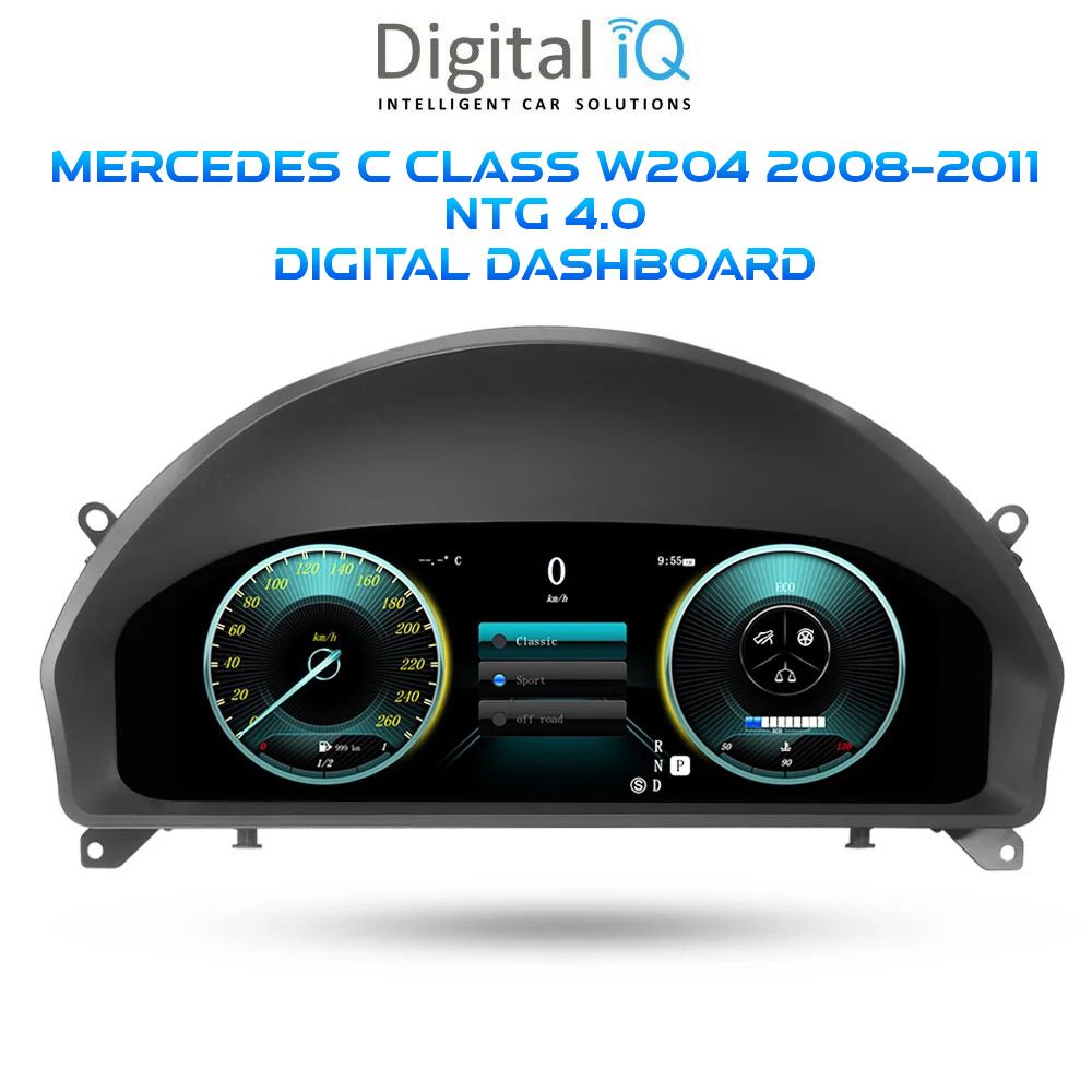 Βλησαρούλης Car Center - DIGITAL IQ DDD 984_DC (12.3in) DIGITAL INSTRUMENT CLUSTER for MERCEDES C CLASS (W204) mod. 2008-2011