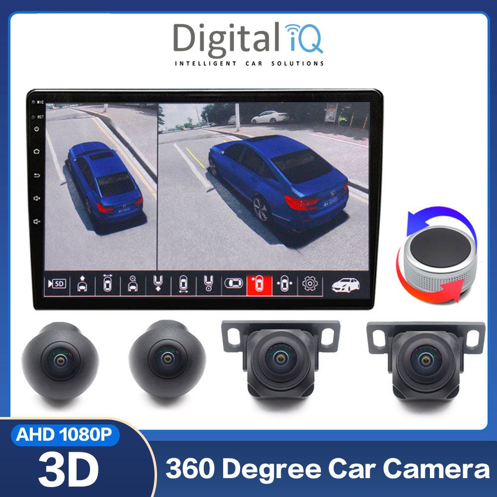 Βλησαρούλης Car Center - DIGITAL IQ CAM 360° 3D - SET 4 CAMERAS ΠΑΝΟΡΑΜΙΚΗΣ ΘΕΑΣΗΣ (360ο BIRDVIEW) για οθόνες ANDROID