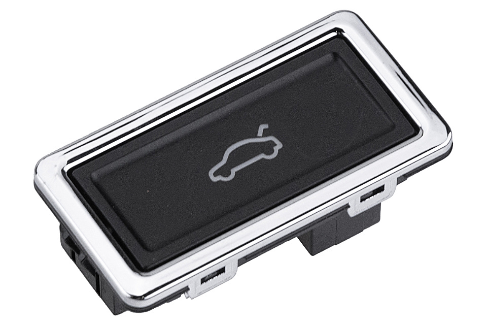Βλησαρούλης Car Center - NTY – Διακόπτης Μπαγκάζ 4 Pins Χρώμιο/Μαύρο Απόλυτη Εφαρμογή OE 3D0959831D Για VAG Group Μοντέλα – 1 Τεμ. (EWS-AU-083)
