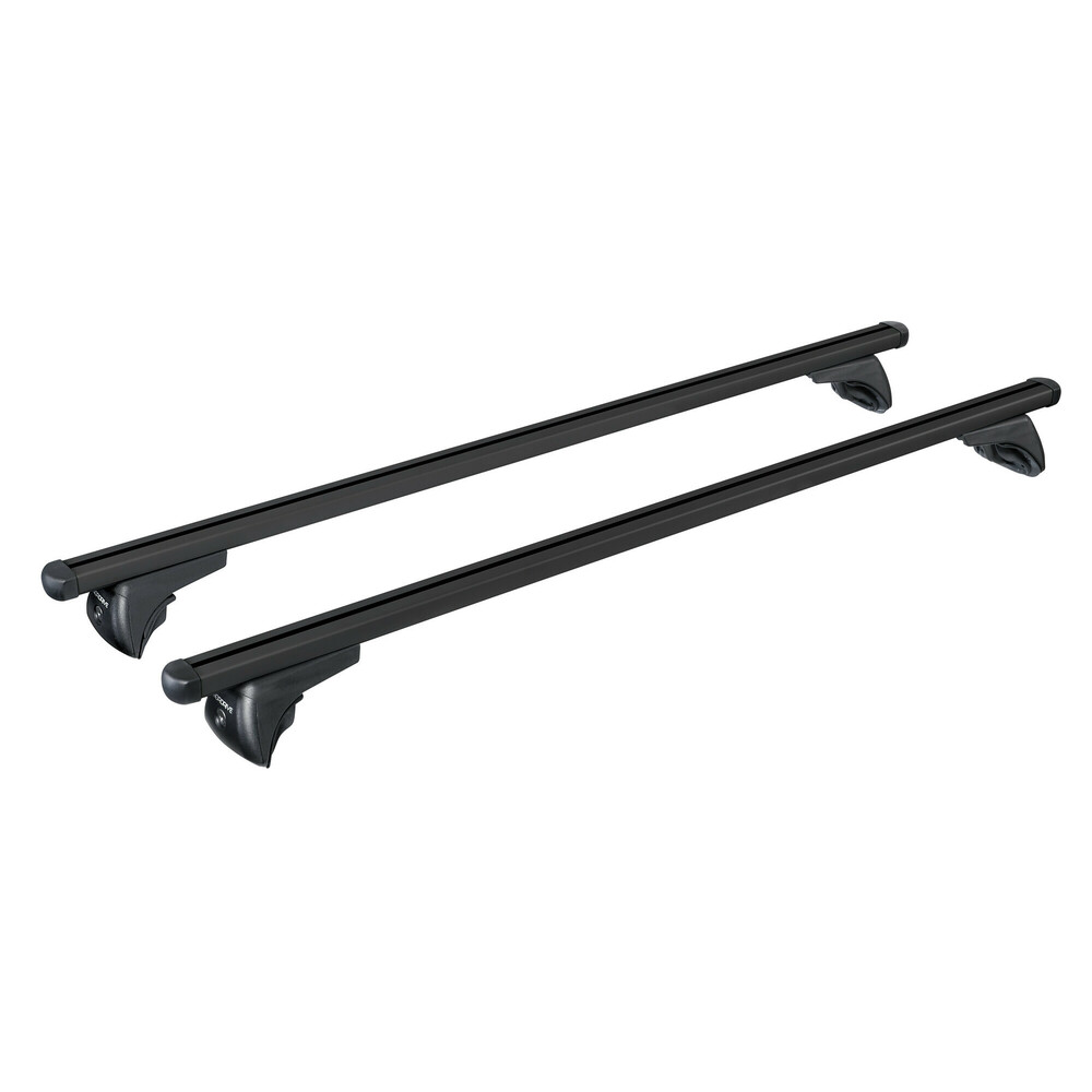 Βλησαρούλης Car Center - ΜΠΑΡΕΣ ΟΡΟΦΗΣ HELIO BLACK (L) 127cm ΑΛΟΥΜΙΝΙΟΥ ΜΑΥΡΗ ΜΕ ΚΛΕΙΔΑΡΙΕΣ (FLUSH RAILING)  NORDRIVE - 2 TEM.