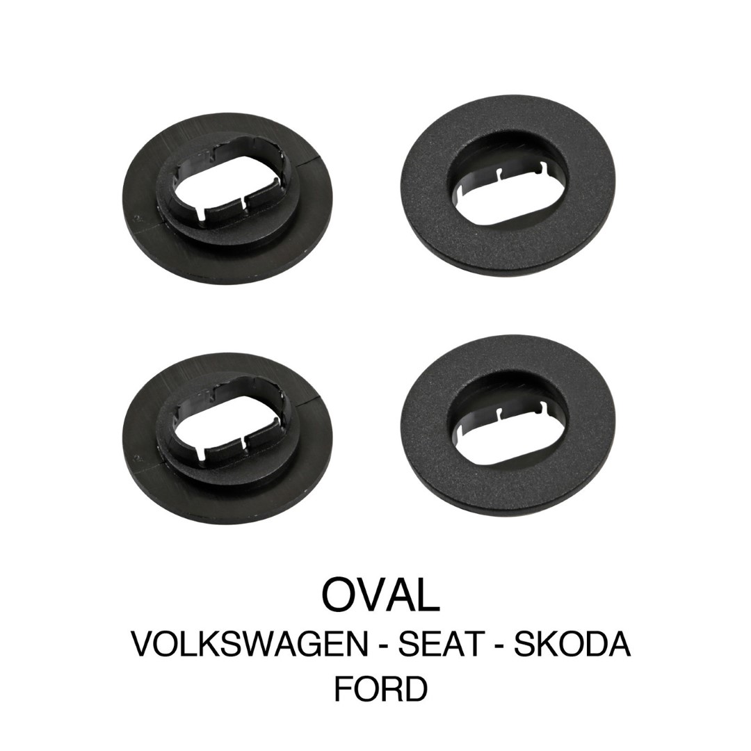 Βλησαρούλης Car Center - VOLKSWAGEN/SEAT/SKODA/FORD ΚΟΥΜΠΩΜΑΤΑ ΚΛΙΠΣ ΓΙΑ ΠΑΤΑΚΙΑ (ΟΒΑΛ) - 4 ΤΕΜ.