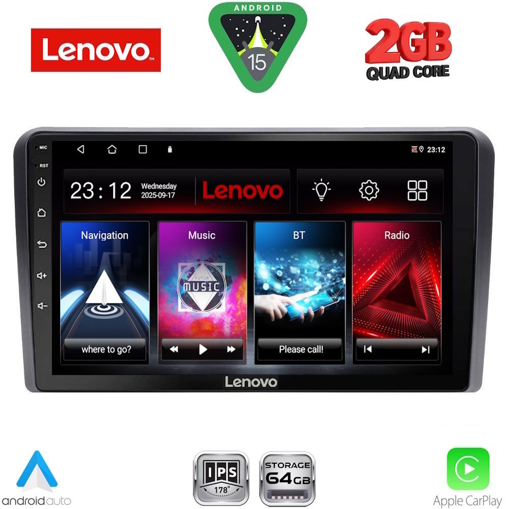 Βλησαρούλης Car Center - LENOVO LVD 2168RD_CPA (9inc) MULTIMEDIA TABLET for FORD mod. 2007-2011