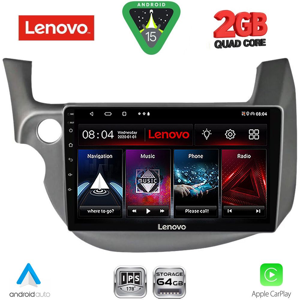 Βλησαρούλης Car Center - LENOVO LVD 2211_CPA (10inc) MULTIMEDIA TABLET for HONDA JAZZ mod. 2008-2012