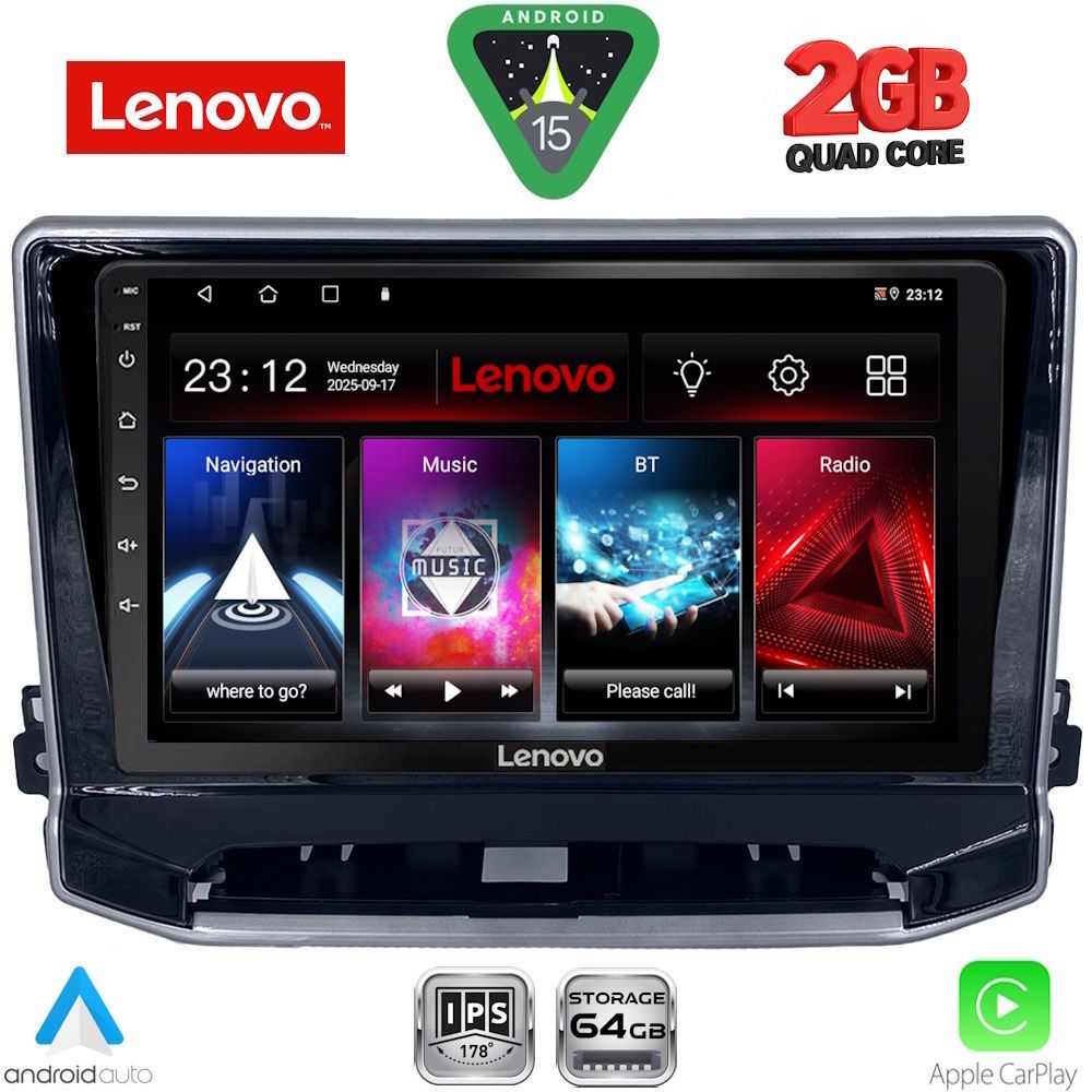 Βλησαρούλης Car Center - LENOVO LVD 2279_CPA (10inc) MULTIMEDIA TABLET for JEEP COMPASS mod. 2022-2026