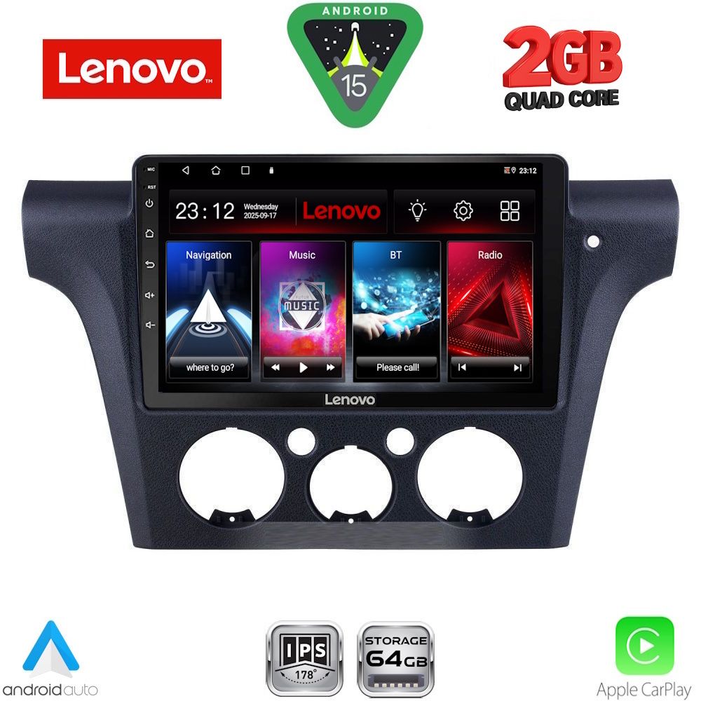 Βλησαρούλης Car Center - LENOVO LVD 2441_CPA CLIMA (10inc) MULTIMEDIA TABLET for MITSUBISHI OUTLANDER mod. 2001-2005 with CLIMA