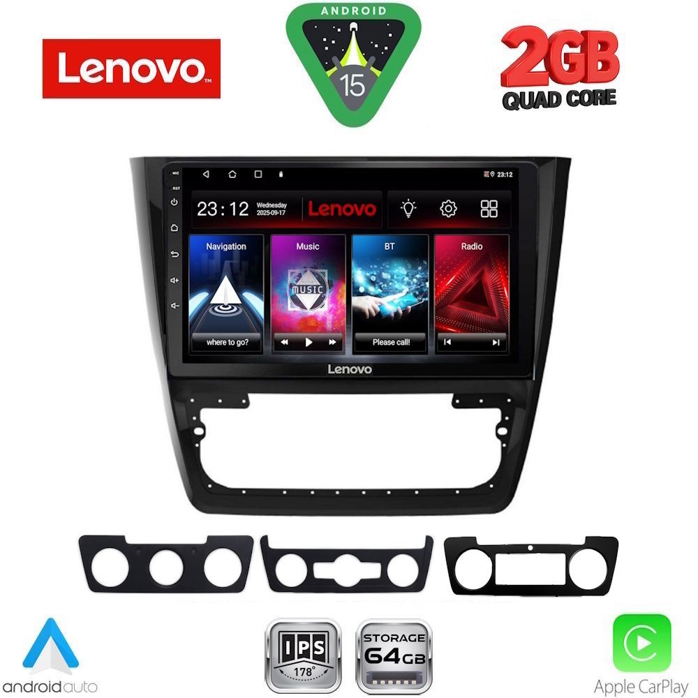 Βλησαρούλης Car Center - LENOVO LVD 2610_CPA (10inc) MULTIMEDIA TABLET for SKODA YETI mod. 2014-2018