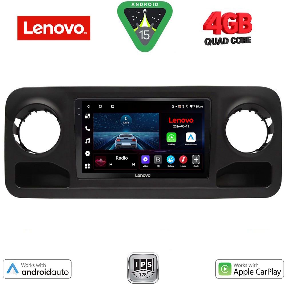 Βλησαρούλης Car Center - LENOVO LVE 8424_CPAA (10inc) MULTIMEDIA TABLET for MERCEDES SPRINTER mod. 2018-2026