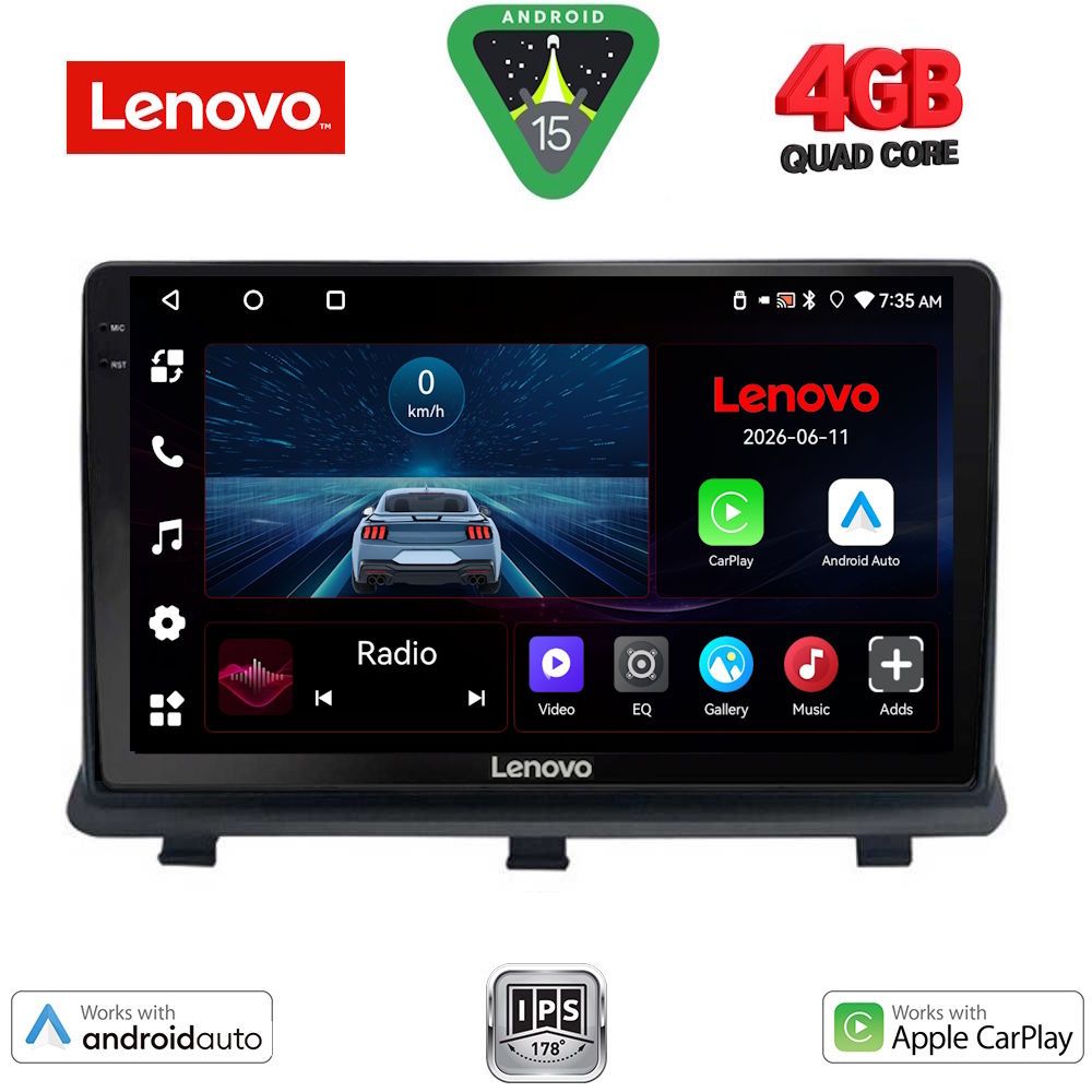 Βλησαρούλης Car Center - LENOVO LVE 8480_CPAA (9inc) MULTIMEDIA TABLET for OPEL ANTARA mod. 2006-2016