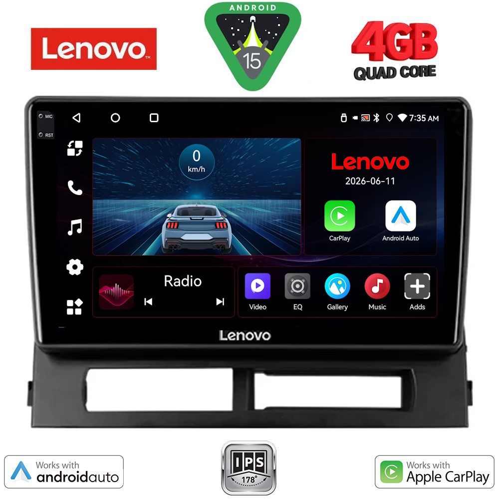 Βλησαρούλης Car Center - LENOVO LVE 8728DASH_CPAA (9inc) MULTIMEDIA TABLET for TOYOTA PRIUS mod. 2003-2009 (Supports Original Clima-HYBRID)