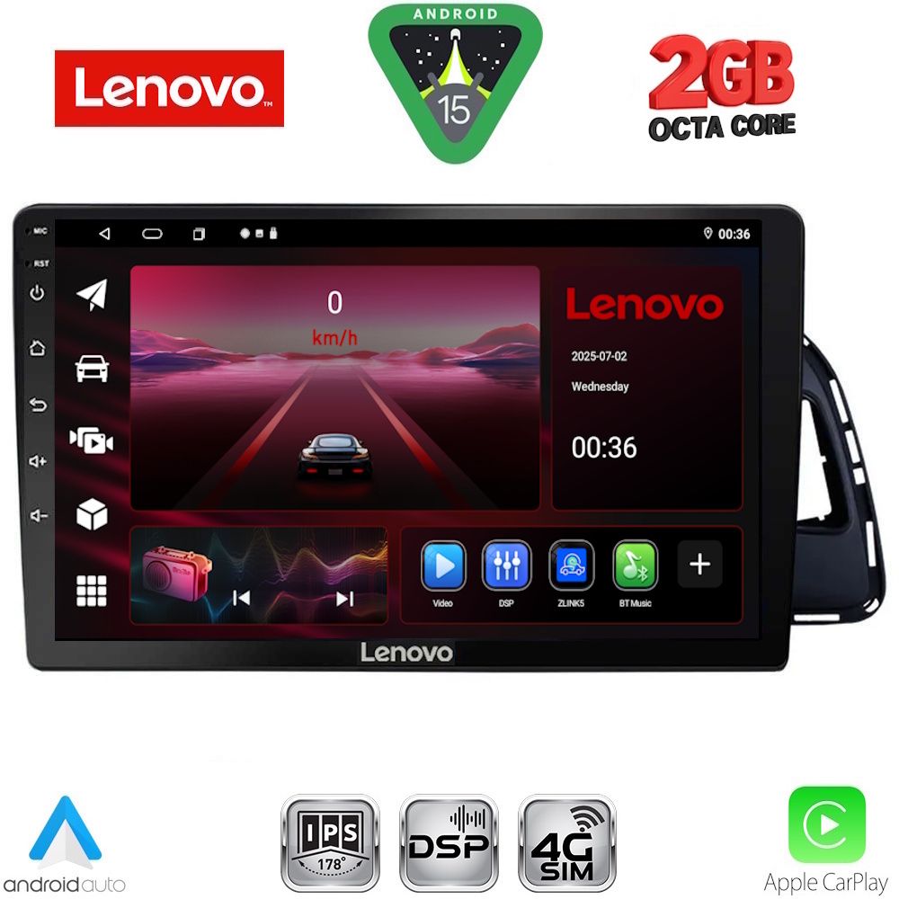 Βλησαρούλης Car Center - LENOVO LVF 5015_CPA (10inc) MULTIMEDIA TABLET for AUDI Q5 mod. 2010-2018