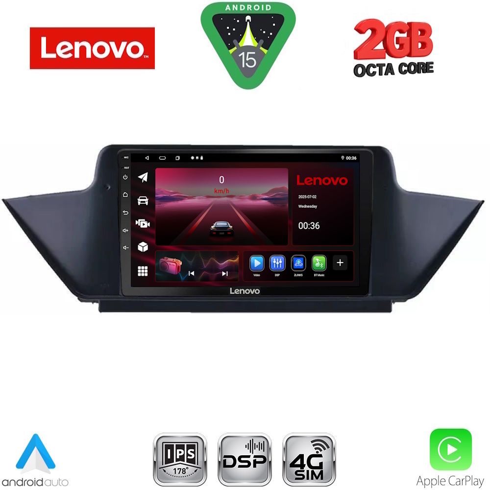 Βλησαρούλης Car Center - LENOVO LVF 5056_CPA (10inc) MULTIMEDIA TABLET for BMW X1 mod. 2009-2015