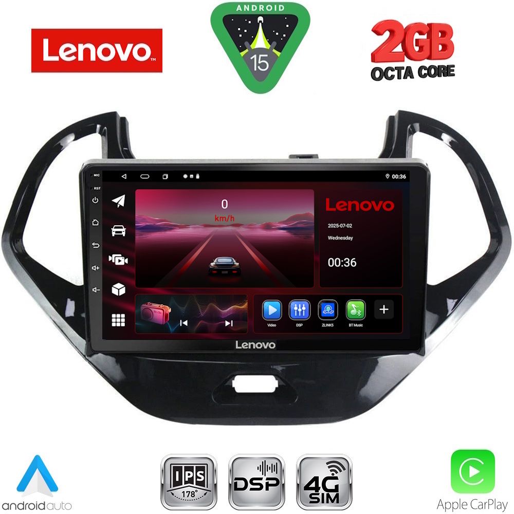 Βλησαρούλης Car Center - LENOVO LVF 5167SH_CPA (9inc) MULTIMEDIA TABLET for FORD KA mod. 2017-2024