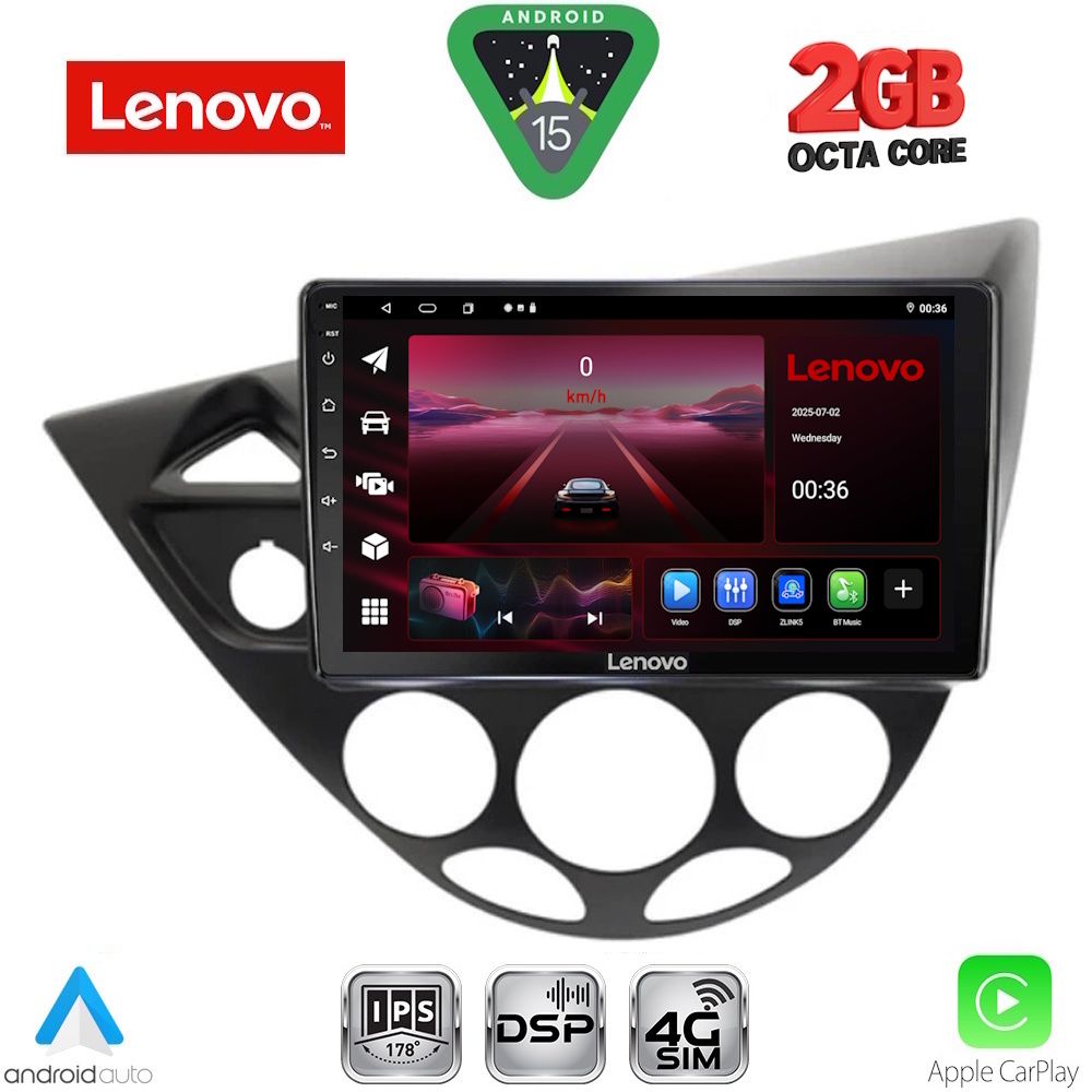 Βλησαρούλης Car Center - LENOVO LVF 5169_CPA  (9inc) MULTIMEDIA TABLET for FORD FOCUS mod. 1998-2004
