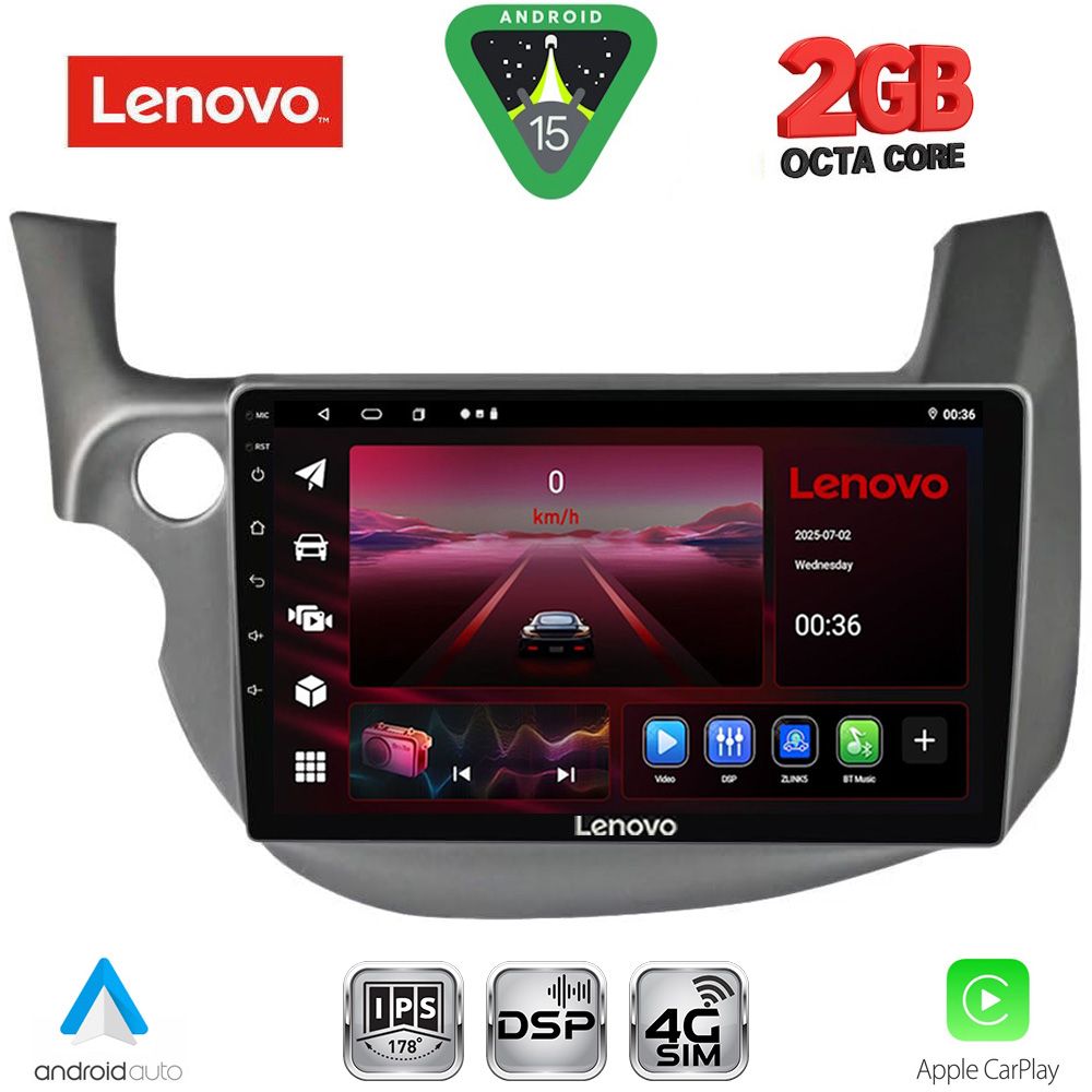 Βλησαρούλης Car Center - LENOVO LVF 5211_CPA (10inc) MULTIMEDIA TABLET for HONDA JAZZ mod. 2008-2012