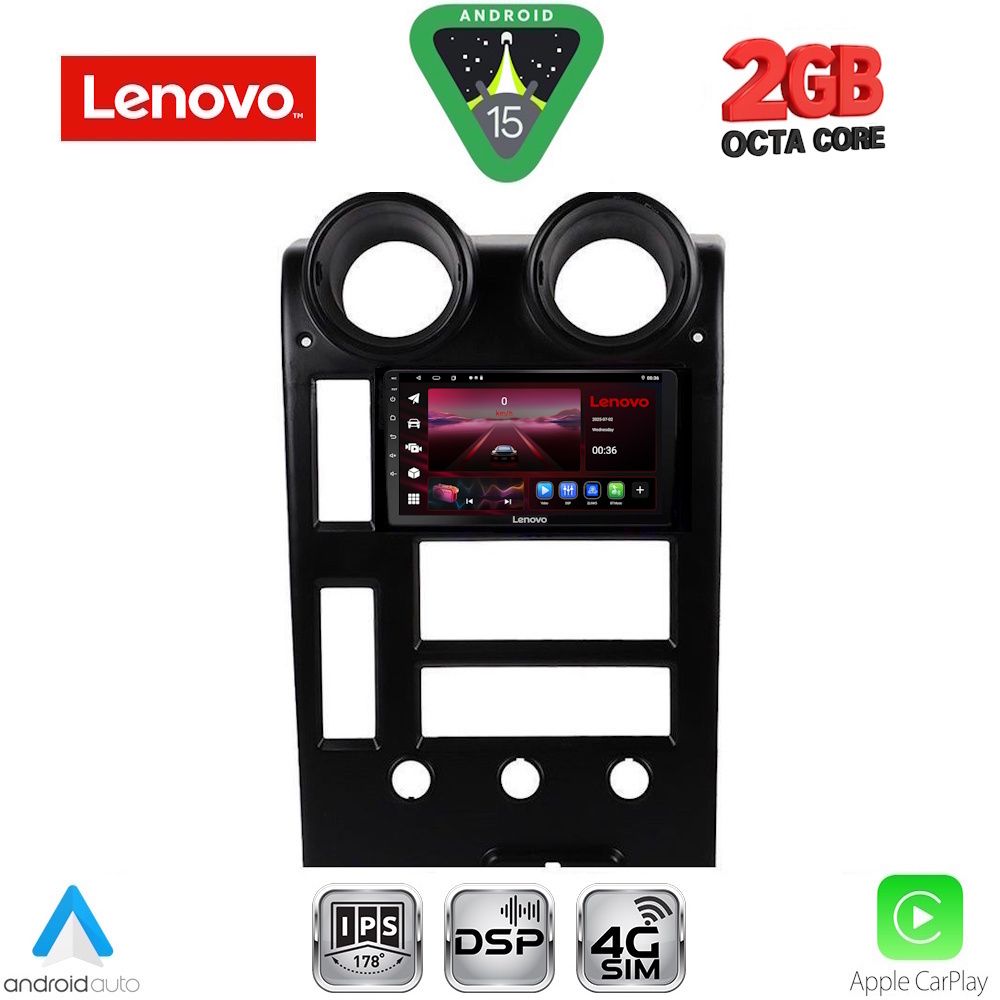 Βλησαρούλης Car Center - LENOVO LVF 5215_CPA (9inc) MULTIMEDIA TABLET for HUMMER H2 mod. 2001-2007