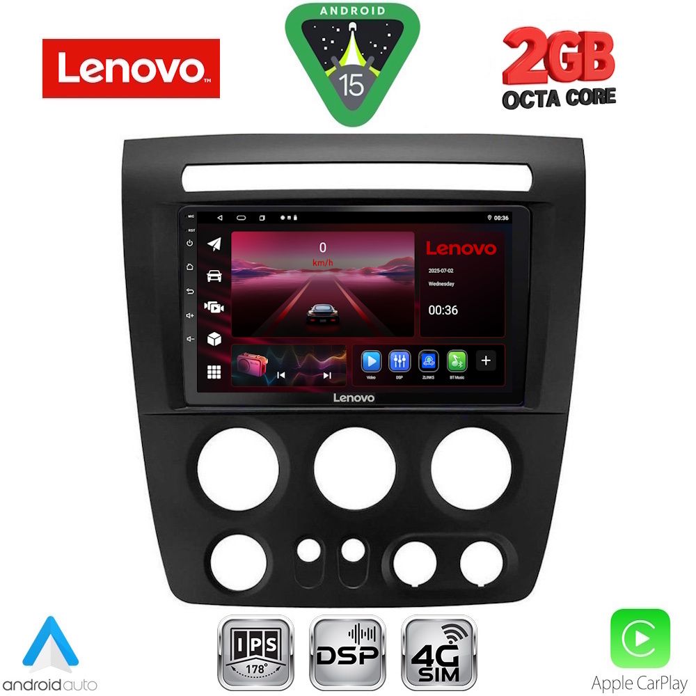 Βλησαρούλης Car Center - LENOVO LVF 5218_CPA (9inc) MULTIMEDIA TABLET for HUMMER H3 mod. 2005-2009