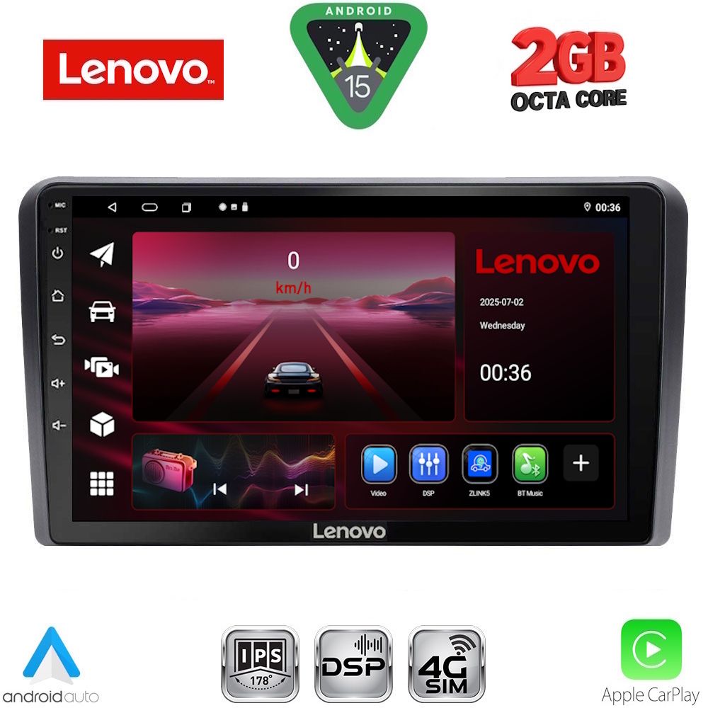 Βλησαρούλης Car Center - LENOVO LVF 5264_CPA (9inc) MULTIMEDIA TABLET for IVECO DAILY mod. 2010-2014