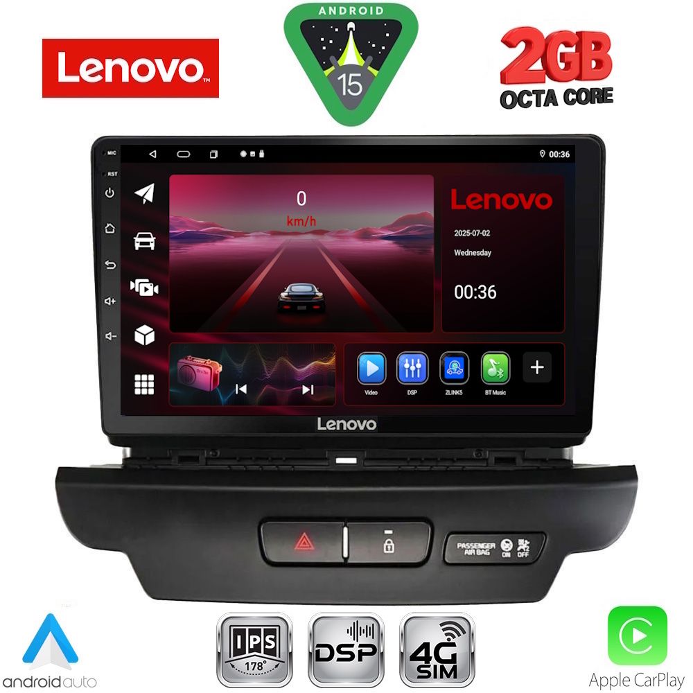 Βλησαρούλης Car Center - LENOVO LVF 5304_CPA (9inc) MULTIMEDIA TABLET for KIA CEED - XCEED mod. 2018-2022