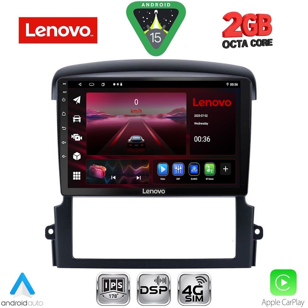Βλησαρούλης Car Center - LENOVO LVF 5317_CPA (9inc) MULTIMEDIA TABLET for KIA SORENTO mod. 2006-2009