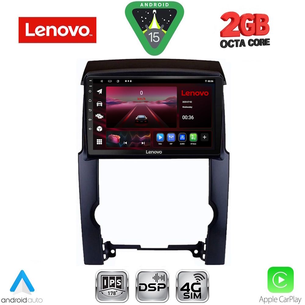 Βλησαρούλης Car Center - LENOVO LVF 5318_CPA (10inc) MULTIMEDIA TABLET for KIA SORENTO mod. 2009-2014