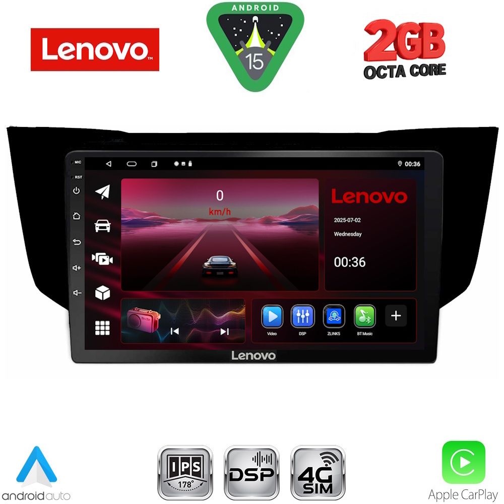 Βλησαρούλης Car Center - LENOVO LVF 5345BL_CPA (9inc) MULTIMEDIA TABLET for LEXUS RX 300 – 400 mod. 2003-2008