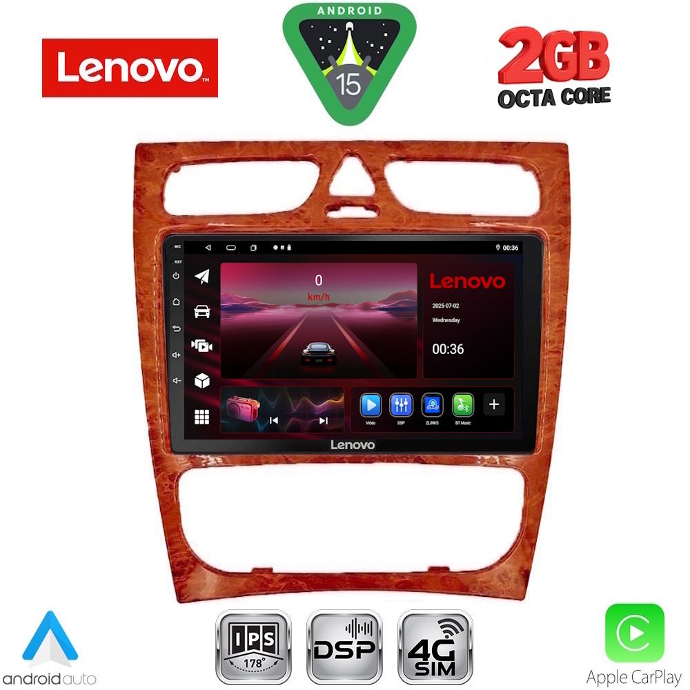 Βλησαρούλης Car Center - LENOVO LVF 5402CH_CPA (9inc) MULTIMEDIA TABLET for MERCEDES C (W203) mod. 1999-2004