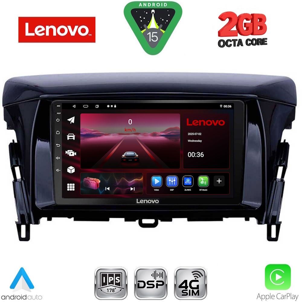 Βλησαρούλης Car Center - LENOVO LVF 5432_CPA (9inc) MULTIMEDIA TABLET for MITSUBISHI ECLIPSE CROSS mod. 2018-2026