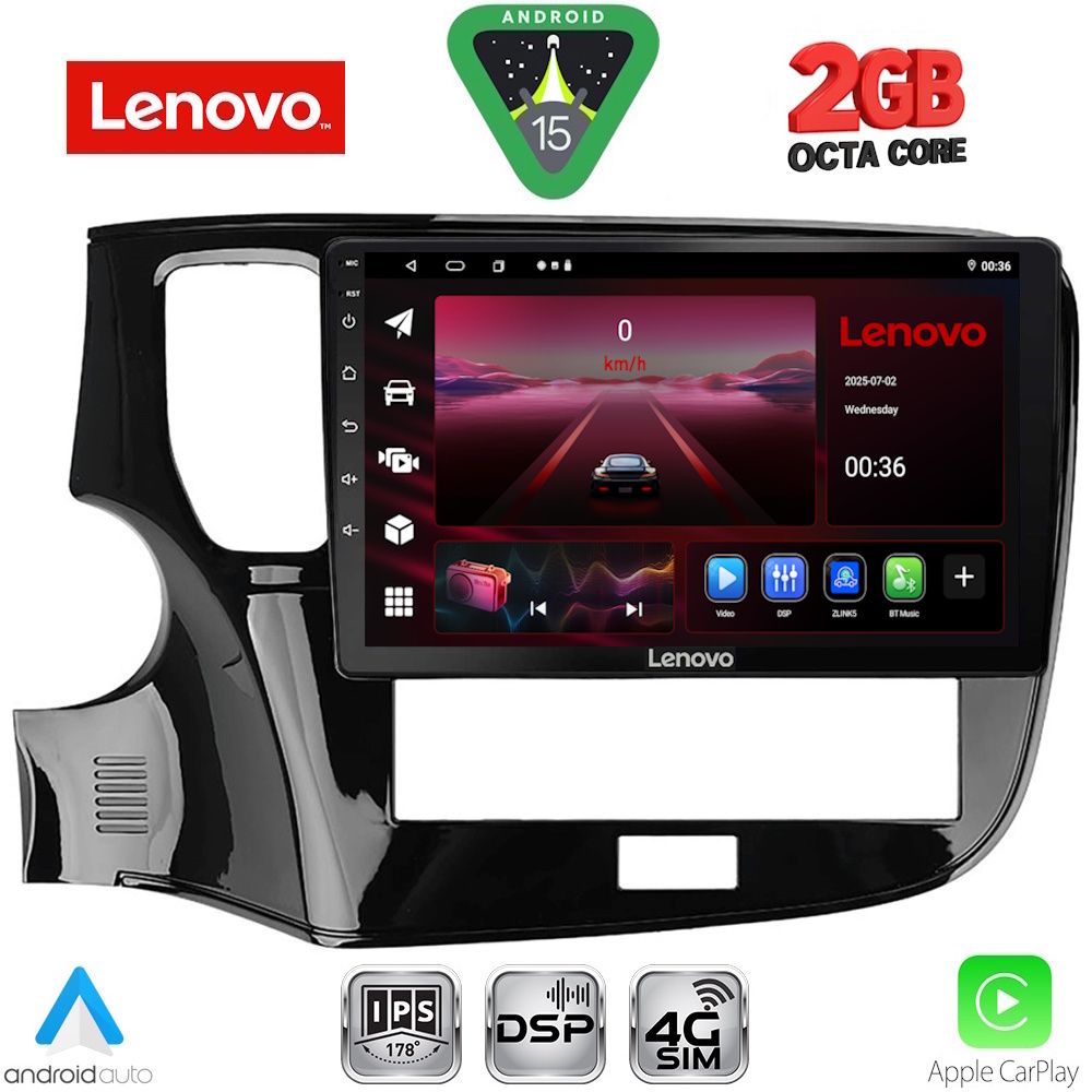 Βλησαρούλης Car Center - LENOVO LVF 5440_CPA (10inc) MULTIMEDIA TABLET for MITSUBISHI OUTLANDER mod. 2020-2022