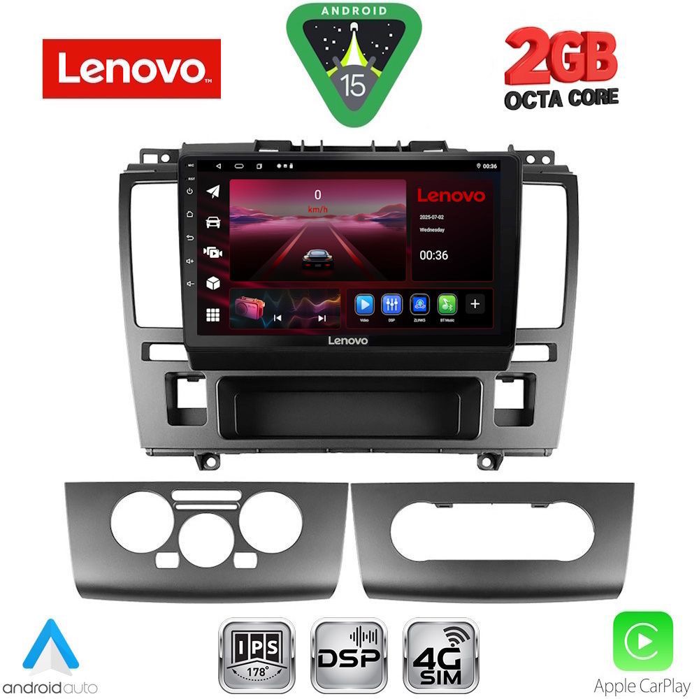Βλησαρούλης Car Center - LENOVO LVF 5465_CPA (9inc) MULTIMEDIA TABLET for NISSAN TIDA mod. 2004-2013