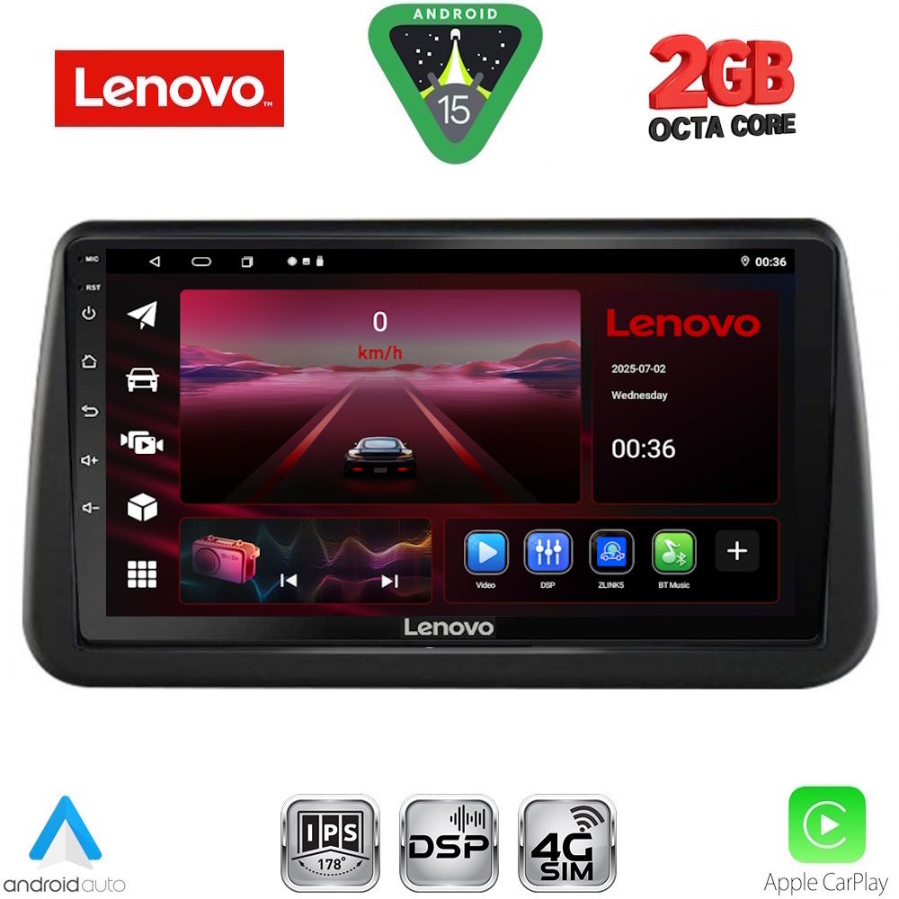 Βλησαρούλης Car Center - LENOVO LVF 5494_CPA (9inc) MULTIMEDIA TABLET for OPEL MERIVA mod. 2010-2017