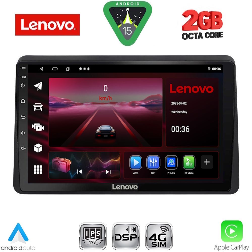Βλησαρούλης Car Center - LENOVO LVF 5553_CPA (10inc) MULTIMEDIA TABLET for NISSAN NV400 – OPEL MOVANO – RENAULT MASTER mod. 2020-2026