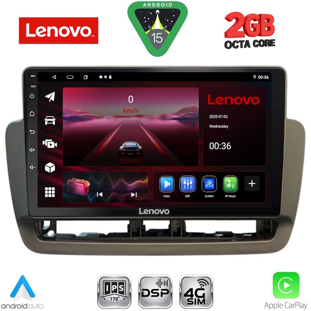 Βλησαρούλης Car Center - LENOVO LVF 5572_CPA (9inc) MULTIMEDIA TABLET for SEAT IBIZA mod. 2012-2015