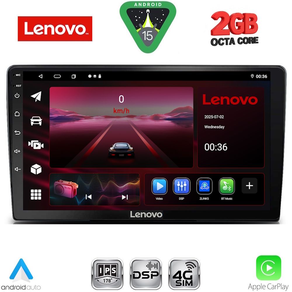 Βλησαρούλης Car Center - LENOVO LVF 5722_CPA (9inc) MULTIMEDIA TABLET for TOYOTA LANDCRUISER mod. 1998-2003