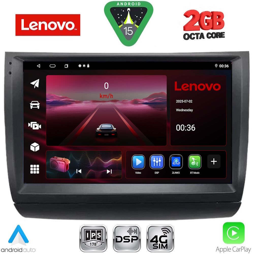 Βλησαρούλης Car Center - LENOVO LVF 5728_CPA (9inc) MULTIMEDIA TABLET for TOYOTA PRIUS mod. 2003-2009