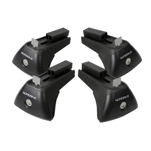 Βλησαρούλης Car Center - KIT ΑΚΡΑ (ΠΟΔΙΑ) RAIL-X ΓΙΑ ΣΙΔΕΡΕΝΙΕΣ ΜΠΑΡΕΣ QUADRA NORDRIVE ME FLUSH RAILING ME ΚΛΕΙΔΙ - 4 TEM.
