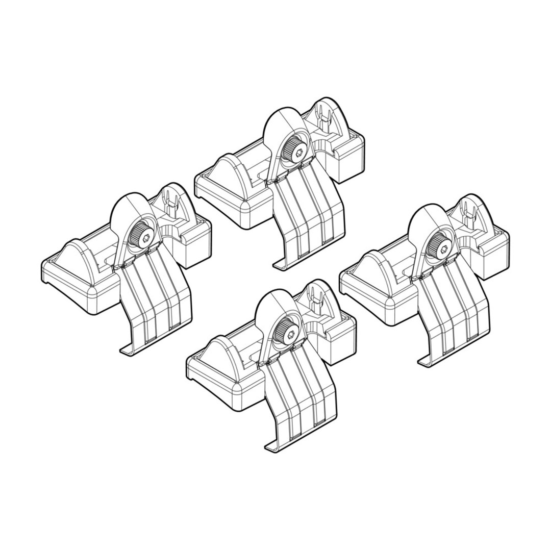 Βλησαρούλης Car Center - ΑΚΡΑ ΓΙΑ ΜΠΑΡΕΣ NORDRIVE ΓΙΑ FORD FIESTA 5D 05/02-08/08 KIT