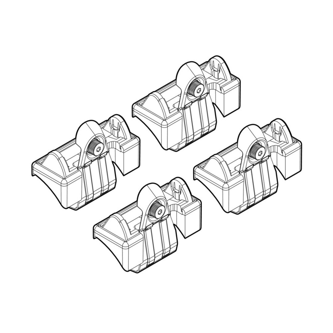 Βλησαρούλης Car Center - ΑΚΡΑ ΓΙΑ ΜΠΑΡΕΣ NORDRIVE ΓΙΑ VW POLO 3D/5D 11/01-08/09 KIT