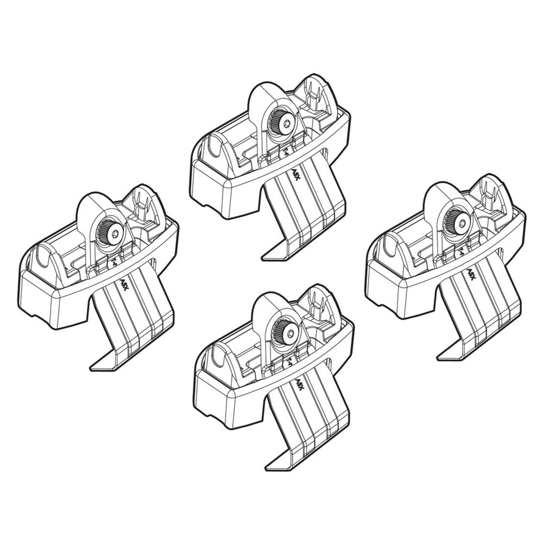 Βλησαρούλης Car Center - ΑΚΡΑ ΓΙΑ ΜΠΑΡΕΣ NORDRIVE ΓΙΑ VW T-ROC 11/2017+ KIT